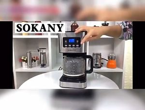 กาแฟกึ่ง เครื่องชงกาแฟ สำหรับเอสเปรสโซ่, คาปูชิโน่, ลาเต้ 12 ถ้วย ถอดออกได้ จัดส่งเร็วขึ้น 2 วัน