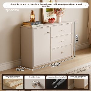 ZUNTONGGE | Retro Style Multifunctional Drawer Dressing Table 30cm