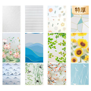 Transparent Decorative Window Film Bathroom Privacy Glass Sticker Light Passing through Frosted Home Decor PVC Material