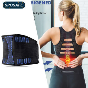 Lumbar Support Belt Lower Back Brace for Lifting Herniated Disc Sciatica Pain ReliefBreathable Lumbar Brace for Men & Women