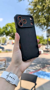 RINGKE® RUGGED GEAR iPhone 17 Pro Max/ iPhone 17 Pro Lightweight Mightier Tough Non-Slip Shockproof Protective Case Blac