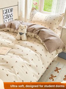Student-friendly 100% Cotton Bed Sheet Set