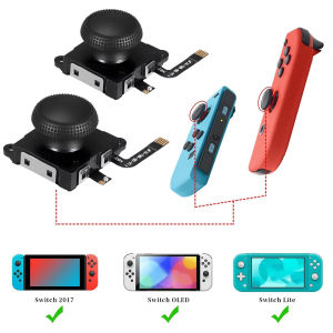 2/4 PCS 3D Replacement Joystick for Nintendo Switch Joypad Controller Analog Thumb Stick for Switch Lite Repair Tool Accessories