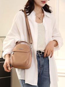 กระเป๋าเปลือกหอยกันน้ำเมื่อออกไปข้างนอก กระเป๋าสะพายข้างโทรศัพท์มือถือความจุขนาดใหญ่หลายชั้น