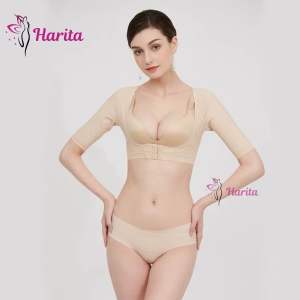 [CLIP THẬT] ÁO NỊT BẮP TAY VAI  ÁO NỊT BẮP TAY VAI LƯNG NÁCH NÂNG NGỰC-2031 - Áo định hình Harita định hình bắp tay lưng cao cấp xuất Nhật