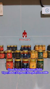 Original Green seven se7en herbal strong thai balm Thailand massage tiger crocodile elephant snake scorpion elephant Healthy Solution Treatment Aromatherapy Essential Therapeutic Essential Aromatherapy Wellness Healthcare Fitness