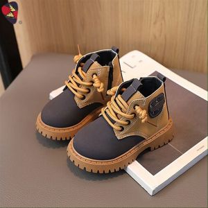 Katerina Fashion Korean Ankle Zipper Boots Shoes Kids For Girl #716