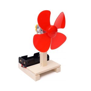 Đồ chơi lắp ghép Quạt điện mini bằng gỗ Theo phương pháo giáo dục sáng tạo Stem Steam
