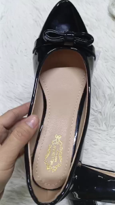 790-10 WOMEN BLACK SHOES TOE HEEL OFFICE WORK SHOES WITH BOX.