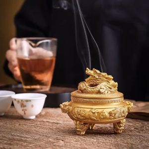 Tempat Membakar Dupa / Brass Sandalwood Bahan Logam Incense Burner