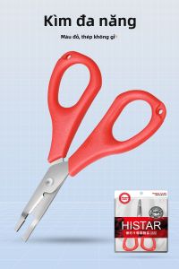 HISTAR | Khóa kéo cắt lưỡi câu Harsdale cầm tay đa năng dùng để cắt dây câu và rút vòng và móc câu khi đi câu