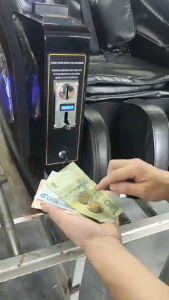 เก้าอี้นวด เหรียญธนบัตรไทยแบ่งปันเก้าอี้นวด ห้างสรรพสินค้า บ้านเก้าอี้นวด QRการชำระเงิน เชิงพาณิชย์บ้านขายส่งเก้าอี้นวด สินค้ารับประกัน 5 ปี