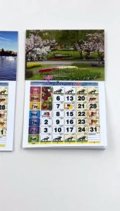 Horse Calendar 2026 With Malaysia Public Holidays & School Holidays 10 Inch / 7 Inch / 5 Inch / 3 Inch
