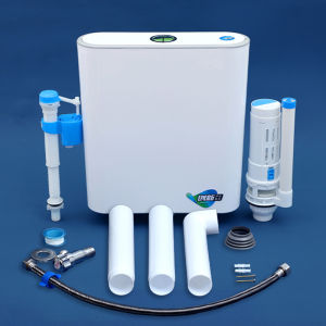 Home Bathroom Toilet Cistern Wall Mounted High Flush Power Siphon Pumping Tank Ceramic Toilet Water Box for Urinal Installation