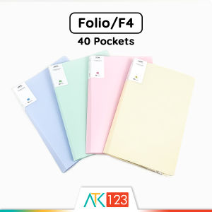 Map File / Display Book / Clear Holder / Document Keeper Folio / F4 40 Pockets Pastel Joyko DK-D40F4