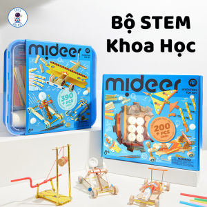 Đồ Chơi Khoa Học Mideer STEM Invention - Bộ Lắp Ráp Mô Hình Máy Bay Ô Tô Gỗ Phát Triển Tư Duy