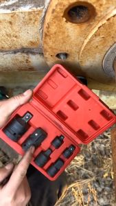 ADAPTOR KUNCI SOCK 6PCS 1/4 x 3/8 x 1/2 x 3/4 CONVERTER MATA SOK SET SAMBUNGAN SOKET SET