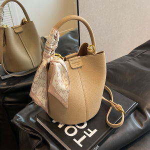 กระเป๋าถือ PU สำหรับผู้หญิง กระเป๋าสะพายไหล่ข้างเดียว กระเป๋าถือแบบลำลอง กระเป๋าถือแบบมีซิป กระเป๋าถือทรงกลม กระเป๋าถือแบบมีซิป