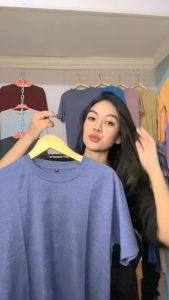 Kaos Polos Lengan Pendek Twotone Katun Misty TC Paket Murah 3PCS