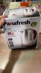 Ấm siêu tốc Panafresh SK-178 dung tích 1.8L công suất 2200W chất liệu inox cao cấp (màu bạc) - Hàng chính hãng