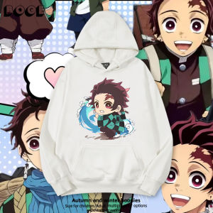 Demon Slayer Themed Q-Style Hooded Fleece Top