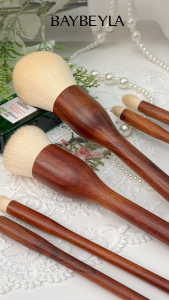 BAYBEYLA Beibei La Rosewood Bionic Fiber Hair Makeup Brush 6-Piece Set