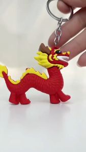 มังกรนำโชค 2024 พวงกุญแจมังกรจีน ตกแต่งกระเป๋า พวงกุญแจปีมังกร ตรุษจีน สวัสดีปีใหม่ (พร้อมส่งจากไทย)