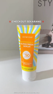 AZARINE Hydramax-C Sunscreen Serum SPF50 PA++++ 40ml Kulit Kering Sensitif XX189