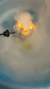 Phun sương tạo khói 12 Led đổi màu - kèm nguồn đầy đủ