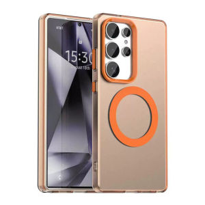 Translucent Candy Color Magnetic Case for Samsung Galaxy S26 S25 Ultra S24 Fe S23 Plus A57 A55 5G for Magsafe Shockproof Cover