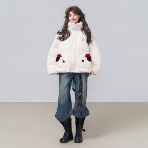 Keiko | Áo Khoác Bông Cổ Đứng Mềm Flannel