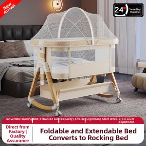 MLZH | Portable Foldable Multipurpose Aluminum Infant Crib