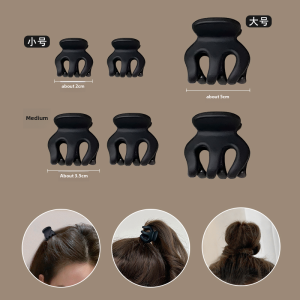 ROVEDCITY 2024 New Womens Hair Clip Freshly Baked Japanese and South Korean Style High Horse Tail Goddess Tool Mini Hairpin Hair Accessories