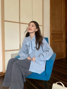 NIHAOKANONG | Áo Blouse Giảm Cân Dễ Thương