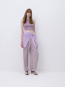 MO&Co. | Elastic Waistband Drawstring Pants