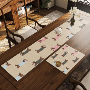 Modern Minimalist Leather Table Flag Waterproof Luxury High End Tea Table Mat Tea Ceremony Cloth Fashionable Home Tablecloth