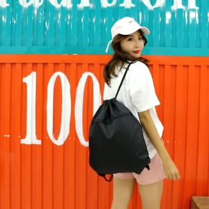 กระเป๋าผูกเชือกหูรูด สำหรับกีฬา กระเป๋ากีฬา กันน้ำ ความจุข 25cm