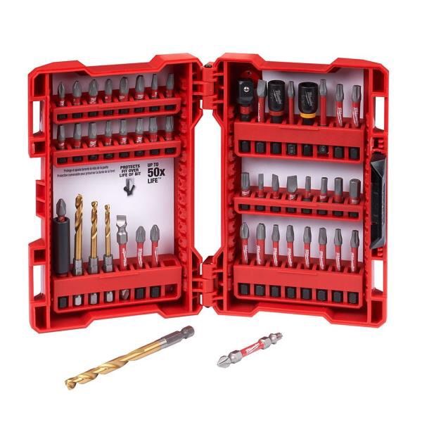 Milwaukee SHOCKWAVE Impact Duty Screw Driver Bit Set, Alloy Steel Screw Drill Bits Sets 25 Piece - View #7