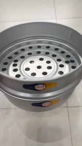 Xửng hấp bánh bao chỏ hấp xôi nồi hấp lớn nhôm Kim Sang dùng làm hấp há cảo hấp bánh plan dày đẹp