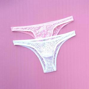 Comfortable Triangle Mens Underwear Breathable Low Waist Tight Pants Trendy Lace Waterproof Quick Dry Super Elastic Yoga Shorts