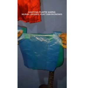 KANTONG PLASTIK KRESEK BERWARNA HDPE LOS KUALITAS PREMIUM HIGIENIS TIPIS UKURAN 24 & 26 BERAT 250GRAM