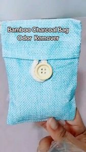 Activated Bamboo Charcoal Bag 100g Odor Remover Air Purifying Dehumidifier Bag for Car Closet Wardrobe Shoes Cabinet Bathroom Home Reusable Linen Air Freshener
