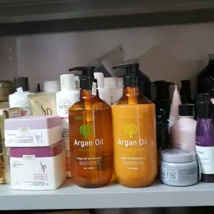 Cặp dầu gội xả ngăn rụng tóc phục hổi hư tổn BARNABA Argan Oil 800ml