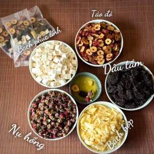 TRÀ BÁCH HỢP THẢO MỘC SÁNG DA TRẮNG DA DƯỠNG NHAN MÁT GAN NGUYÊN LIỆU TỐT THANH LỌC CƠ THỂ