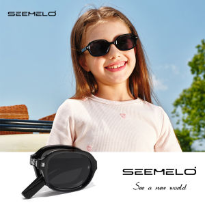 Seelo แว่นตากันแดดสำหรับเด็กแว่นตากันแดดพับเก็บได้แว่นกันแดดแฟชั่นสำหรับเด็กแว่นกันแดดฤดูร้อนพับเก็บได้กันแสงยูวีแว่นกันแดดโพลาไรซ์น้ำหนักเบาพิเศษแว่นกันแดดกลางแจ้งเดินช้อปปิ้งขับรถ