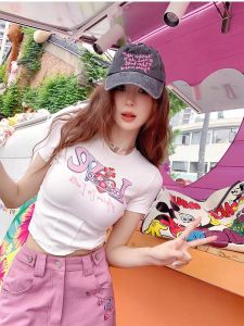 Áo Thun Hè Ôm Sát Thiết Kế Ngọt Ngào Gợi Cảm