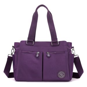 Easiest for Match Travel Crossbody Handbag New Arrival Womens Tote Large Capacity Shopping Shoulder Bag Waterproof Nylon Cloth Bag