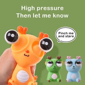 Creative Explosive Eye Dragon Dinosaur Decompression Toy Squeezing Joy Squeezing Staring Eye Funny Release Animal Sensory Toys