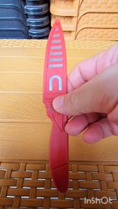 Pisau Dapur Buah Sayur OKO 9cm Stainless Steel Dengan Sarung Food Grade Ekonomis Berkualitas