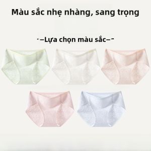 MiiOW | Quần lót tam giác cotton nguyên chất cho nữ mùa hè mỏng 7A kháng khuẩn cạp cao không bó chân quần lót thoải mái thoáng khí